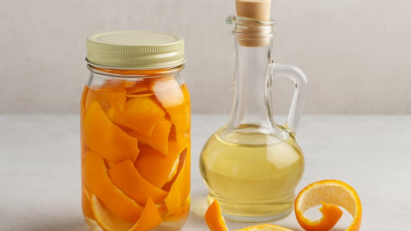 Una fórmula casera que limpia, perfuma y reutiliza las cáscaras de naranja de forma natural. (Fuente: IA)