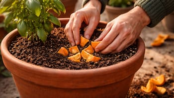 Tirar cáscara de naranja en las plantas antes del otoño: por qué recomiendan hacer este truco viral de jardinería