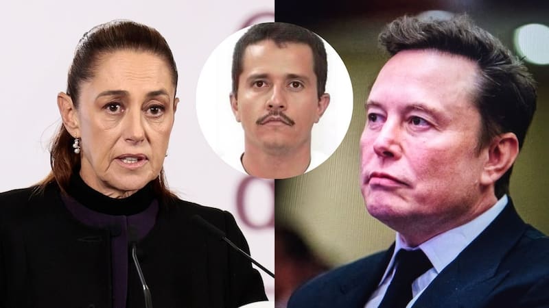 Cayó El Mencho y Elon Musk dice que Claudia Sheinbaum protege al crimen organizado: "Sus jefes son los carteles como CJNG"