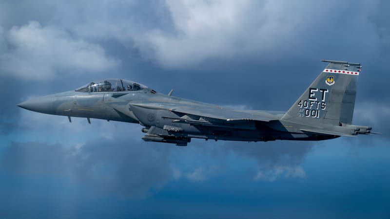 El contrato corresponde al lote 7 del programa F-15EX Eagle II.