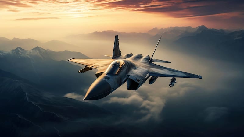 Los F-15E Strike Eagle fueron protagonistas en la operación de Estados Unidos contra Irán. Foto: ilustración IA.