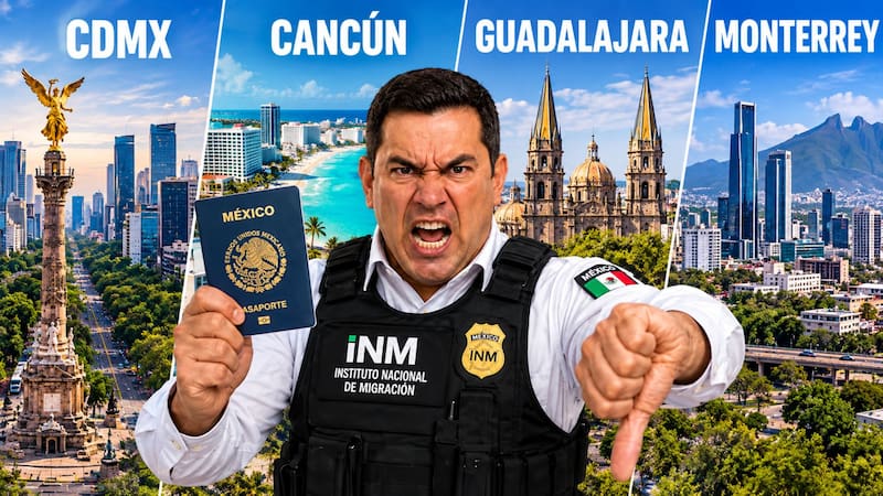 Ya es oficial | Aeropuertos de CDMX, Cancún, Guadalajara y Monterrey prohibirán el ingreso de ciudadanos que hayan postergado este trámite con su pasaporte