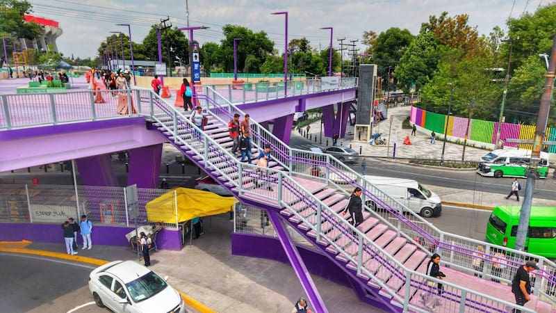Clara Brugada inauguró el nuevo tren el Ajolote