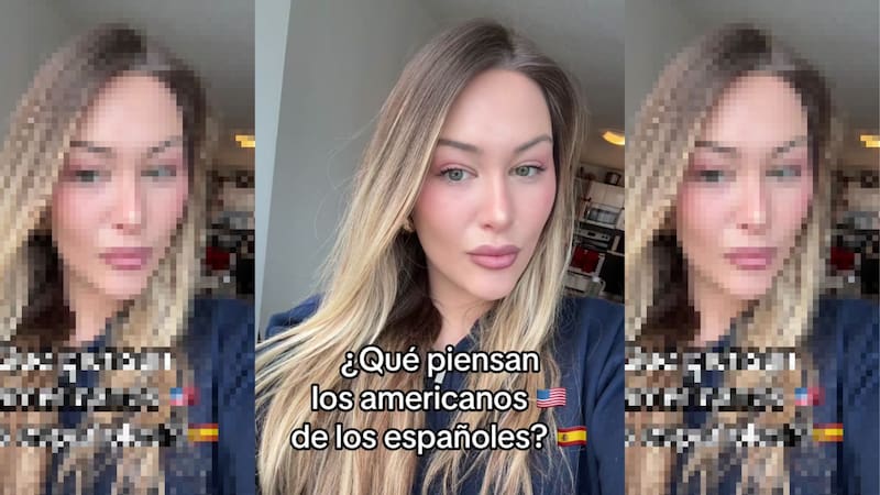 Celia, española viviendo en Estados Unidos. (Fuente: TikTok)