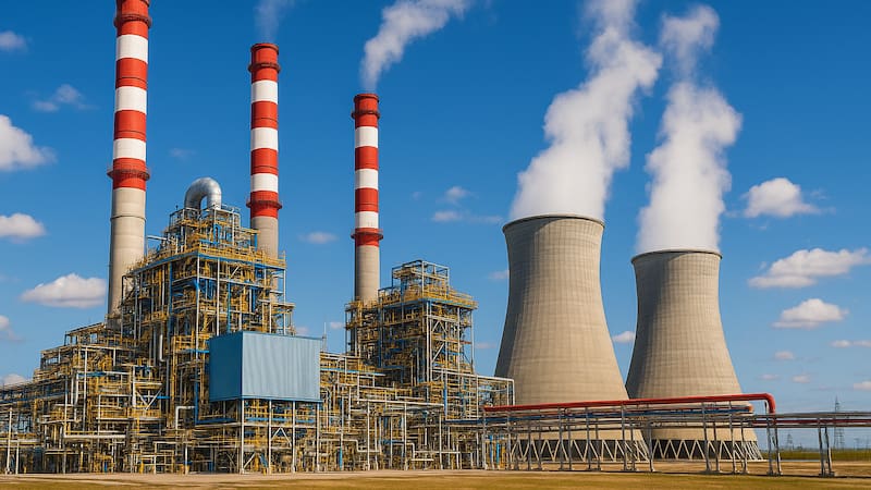 Un país latino inauguró una central energética sin precedentes: puede abastecer a 8 millones de hogares. (Imagen creada con inteligencia artificial)