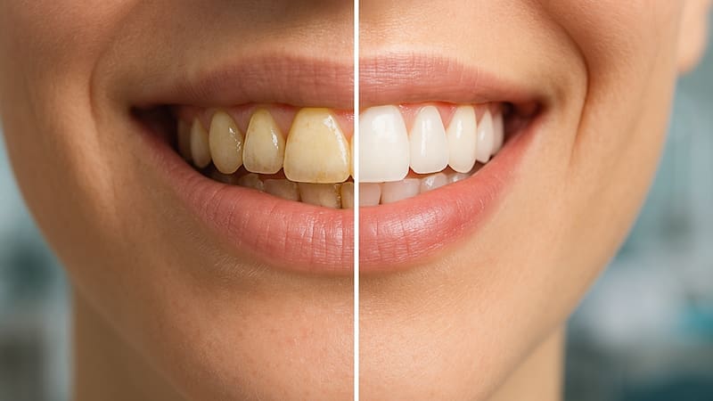 El truco para evitar el sarro en los dientes para siempre y dejarlos limpios al 100%. Foto (IA)