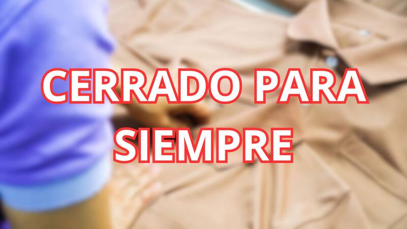 Tras más de 6 años abiertos, cierra una emblemática fábrica de ropa y despidieron a 20 trabajadores.