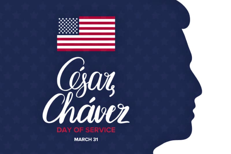 El 31 de marzo se celebra el César Chávez Day, un feriado estatal que otorga un día de descanso oficial en California y que recuerda a una de las figuras más influyentes en la lucha por los derechos laborales. Imagen: archivo.