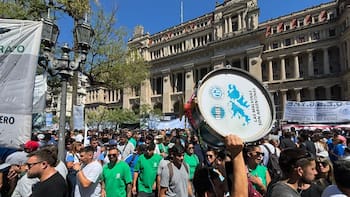 La CGT marcha y endurece su discurso: “Se acabó la paciencia, señor presidente”