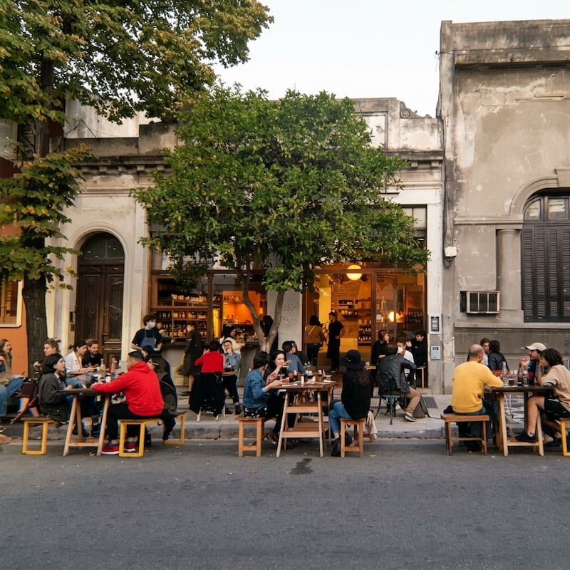 Chacagiales, el área de transición entre Chacarita y Colegiales.