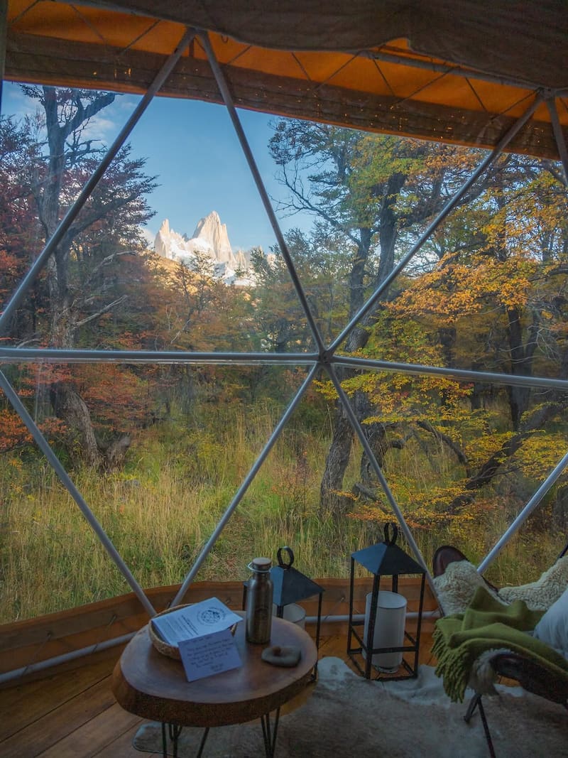 Chalten Camp, el glamping de la Patagonia que fue elegido entre los mejores de Sudamérica.