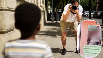 Le sacó fotos a un nene de 7 años, mandó mensajes racistas y terminó preso en Brasil