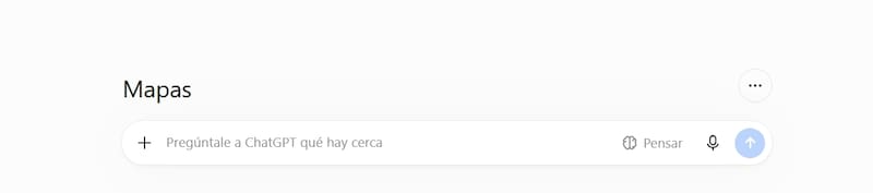 ChatGPT Maps permite buscar lugares y consultar información sobre establecimientos directamente desde el chatbot.