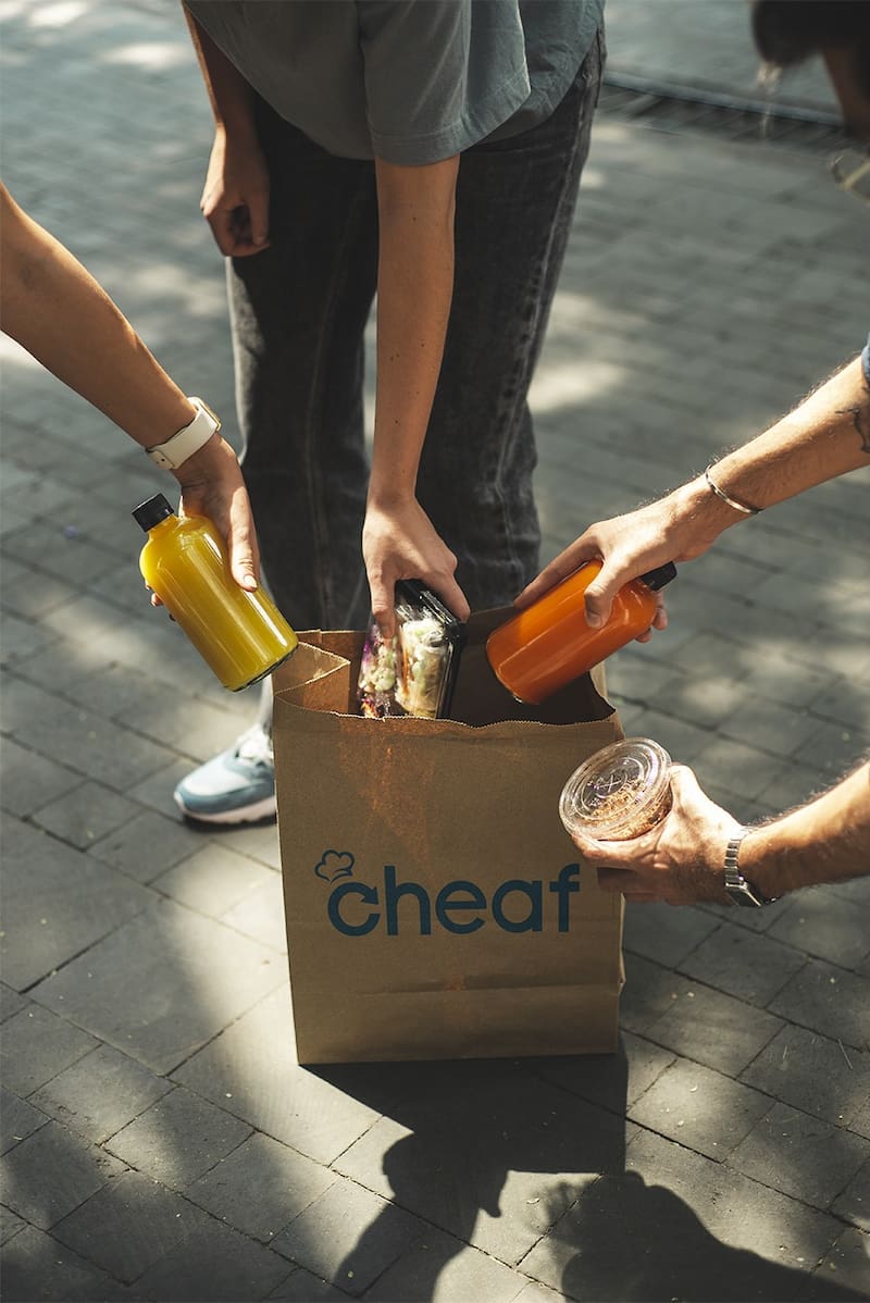 Para Cheaf, esa es la oportunidad: que los alimentos que todavía pueden aprovecharse encuentren una salida comercial