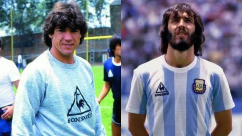 Miguel Zelada (izq.) era arquero del América de México, donde concentraba la Selección. Batista (der.) era volante central del Argentinos Juniors que venía de salir campeón de la Libertadores.
