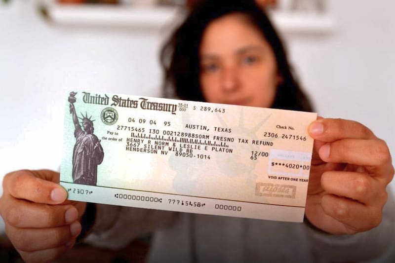 Trump propone un nuevo pago de 2000 dólares. Fuente: archivo.