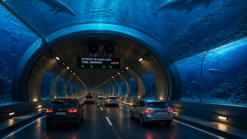 Chile y Argentina preparan la megaobra de un túnel submarino que permitirá llegar a Tierra del Fuego en tiempo récord