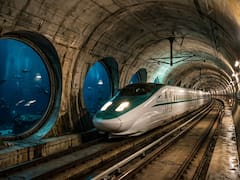 China acaba de romper el récord mundial con el túnel de alta velocidad más profundo jamás construido bajo el mar