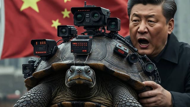 China denunció un ataque a su seguridad nacional con tortugas y peces espías: parece ciencia ficción, pero es real