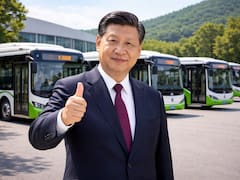 China envía 100 buses eléctricos y convierte a este país latino en uno de los líderes del transporte limpio en la región