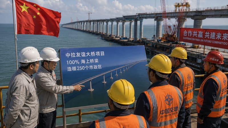 El proyecto cuenta con participación de empresas chinas y promete transformar la movilidad en el estado de Bahía.