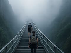 China construyó la “escalera al cielo”, un sistema que permite subir una montaña en apenas 10 minutos