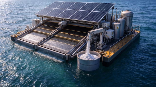 China crea un dispositivo que soluciona el problema más importante del mundo: será capaz de extraer litio del mar y desalinizar el agua a la vez