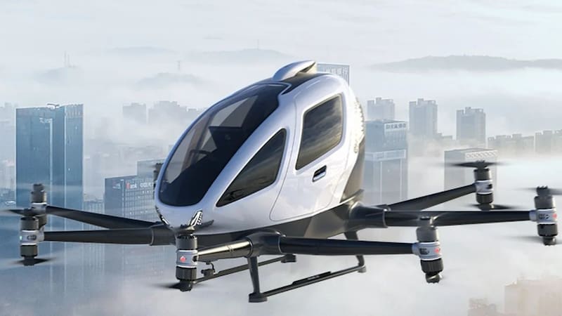 China quiere aprobar los taxis aéreos para el 2030