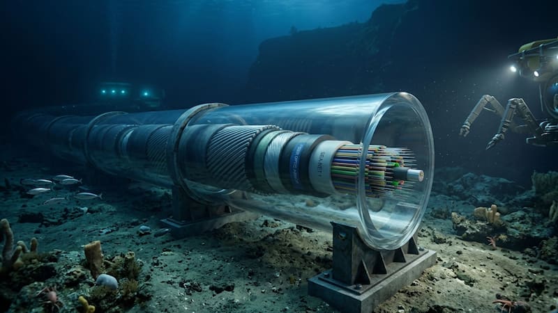 China superó a Estados Unidos e instalará un cable submarino para dominar las comunicaciones en América Latina
Fuente: IA