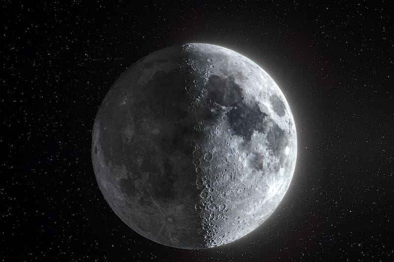 Demuestran que el material lunar podría usarse para construir infraestructuras en la luna. (Fuente: Shutterstock).