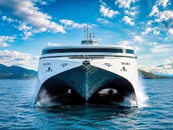 Made in Tasmania por u$s 180 millones: traen el mayor ferry eléctrico del mundo para ir a Colonia