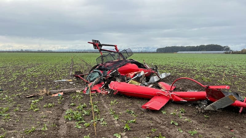 El choque de los helicópteros dejó un saldo de tres muertos.
