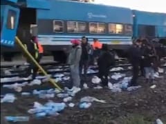 Tensión en Pilar: choque entre un tren y un camión terminó en intento de saqueo