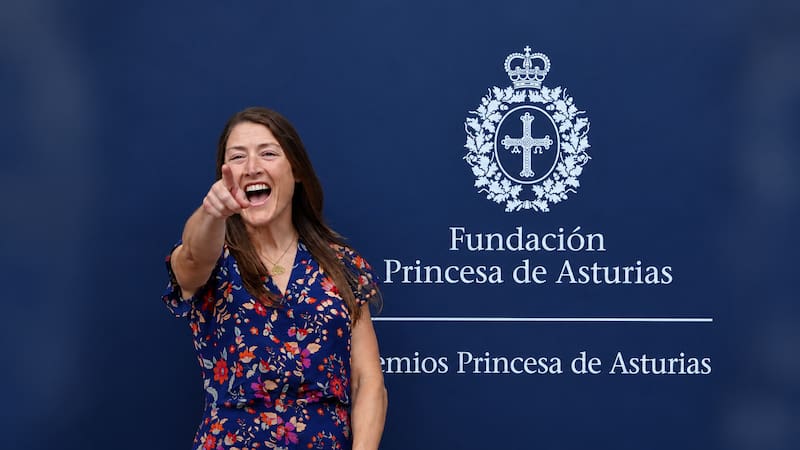 La astronauta estadounidense Christina Koch en el Premio Pricesa de Asturias 2026.