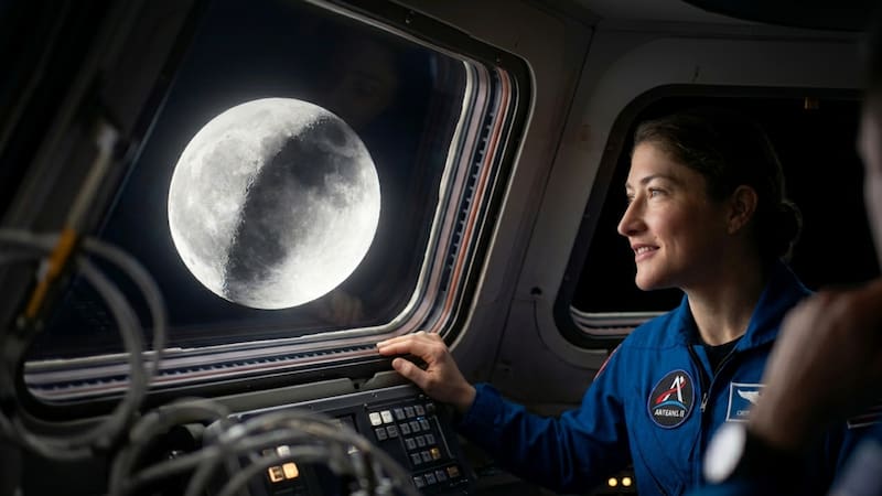 Christina Koch, astronauta de Artemis II. (Fuente: Gemini)