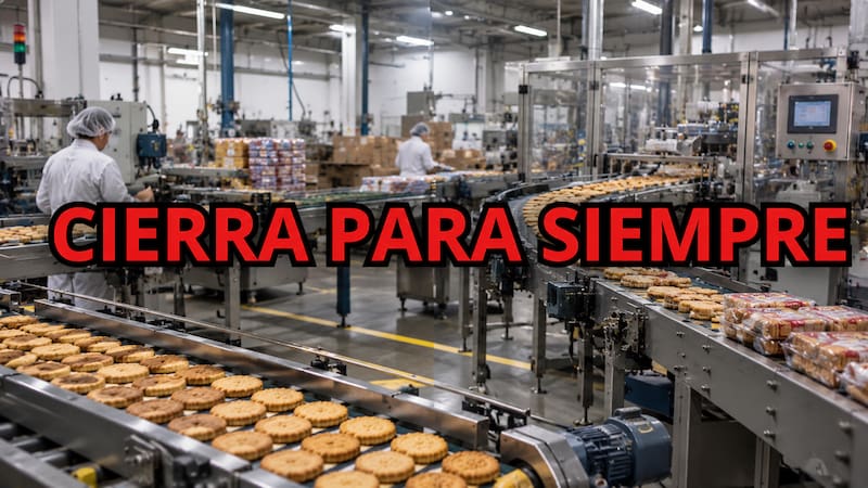 Cierra para siempre una histórica fábrica de galletitas.