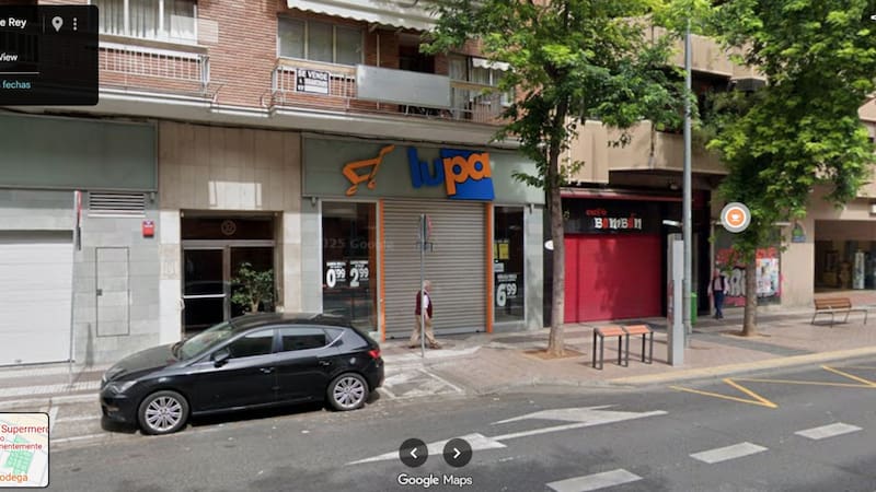 Supermercado Lupa que estaba ubicado en la calle Vara de Rey. Foto: Google Maps