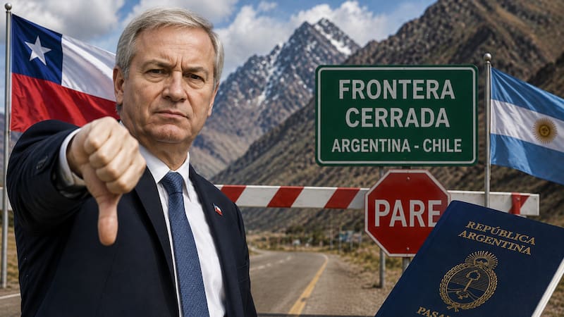 Cierran la frontera entre Chile y Argentina