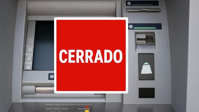 Cierran los bancos