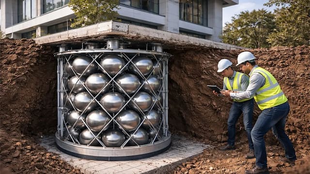 Científicos crean un cilindro lleno de esferas de acero que reduce el impacto de los terremotos en edificios y puentes: puede funcionar sin electricidad