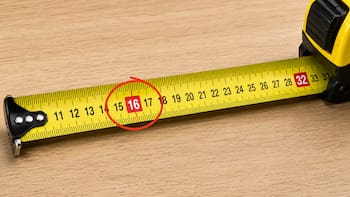 Pocos lo saben: para qué están los números rojos de la cinta métrica y para qué sirven