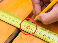 Pocos lo saben: para qué sirven los números rojos de la cinta métrica y cuál es su función oculta