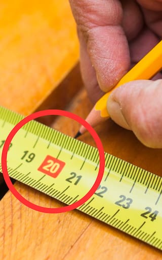 Pocos lo saben | Para qué sirven los números rojos de la cinta métrica y por qué son más útiles de lo que parecen