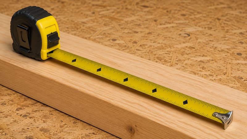 La marca fue diseñada para el enmarcado de pisos, donde las vigas se colocan a intervalos más anchos que en los tabiques de pared.