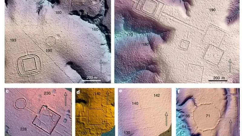 Los escaneos revelaron estructuras hasta ahora desconocidas, con zanjas, terraplenes y recintos de formas geométricas.
