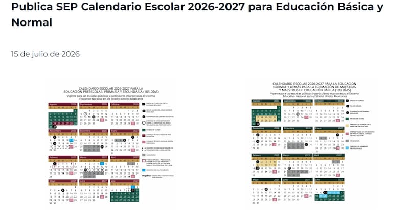 México no tiene clases los sábados