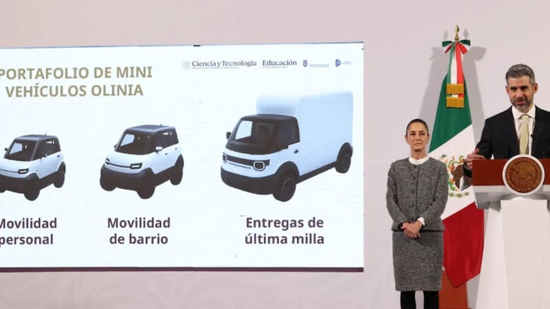 Claudia Sheinbaum apuesta por desarrollar el auto eléctrico Olinia