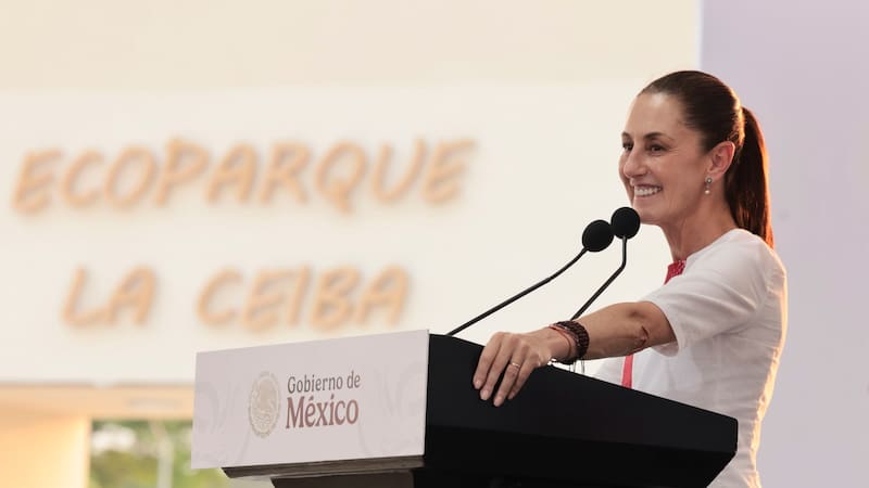 Claudia Sheinbaum Pardo, en la Inauguración del Ecoparque “La Ceiba”.