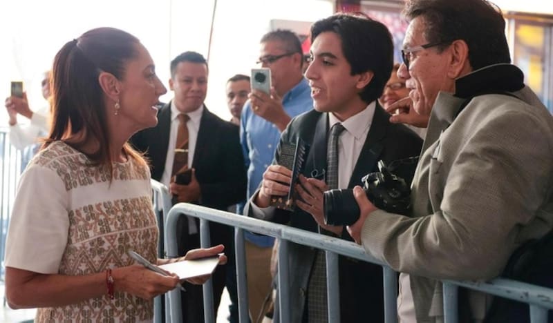 La presidenta de México, Claudia Sheinbaum, durante la inauguración oficial del Tren Felipe Ángeles, una nueva ruta ferroviaria de 41 kilómetros que conecta la estación Buenavista con el Aeropuerto Internacional Felipe Ángeles. (Foto: Archivo)