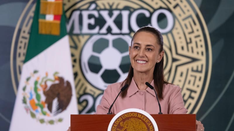 La presidenta Claudia Sheinbaum Pardo en su conferencia de medios de junio 11 de 2026.